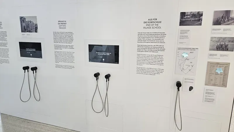 Hörstation im Deutsch-Deutschen Museum Mödlareuth