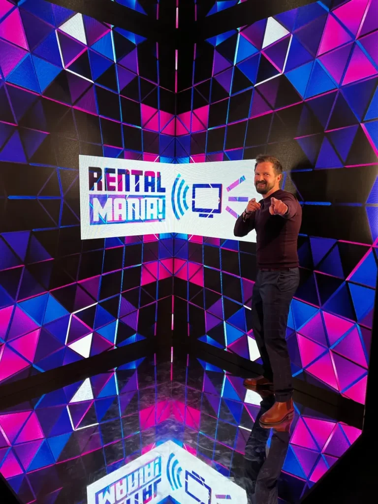 LED Insta-Box mit Rentalmania-Logo